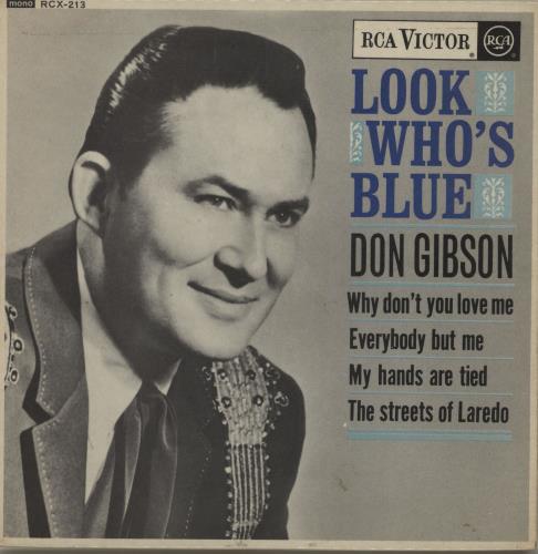 Don Gibson Look Who's Blue EP 7" vinyl single (7 inch record / 45) UK DGI07LO685092