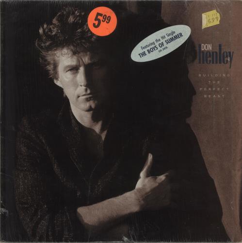 Don Henley Building The Perfect Beast - stickered shrink vinyl LP album (LP record) US DHNLPBU342337