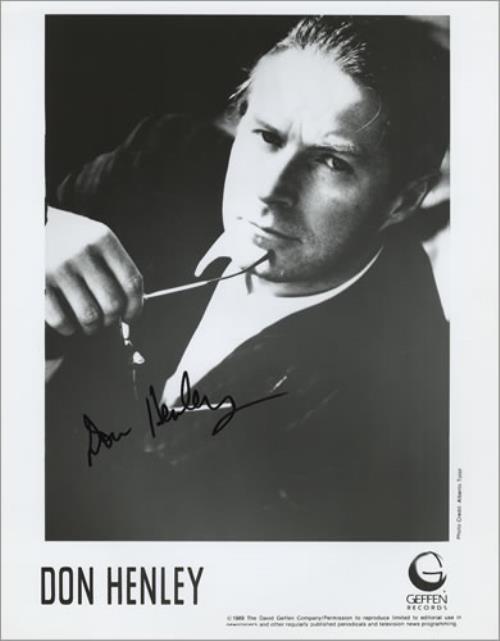 Don Henley Don Henley - Autographed photograph US DHNPHDO425820