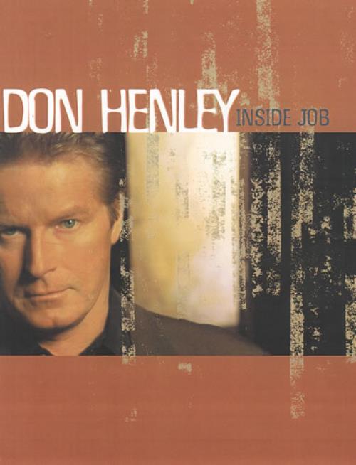 Don Henley Inside Job media press pack US DHNPPIN166214