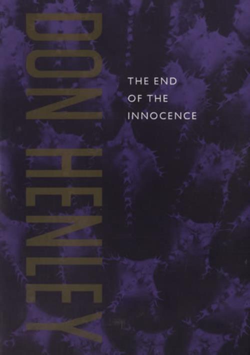 Don Henley The End Of The Innocence 3" CD single (CD3) UK DHNC3TH105052
