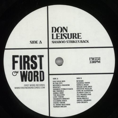 Don Leisure Shaboo Strikes Back! vinyl LP album (LP record) UK 6R2LPSH826049