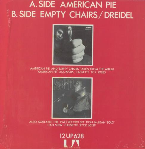 Don McLean American Pie 12" vinyl single (12 inch record / Maxi-single) UK DNM12AM696962