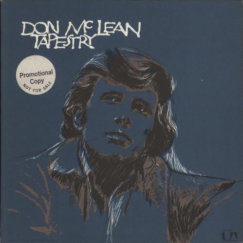 Don McLean Tapestry - Promo Stickered vinyl LP album (LP record) US DNMLPTA773575