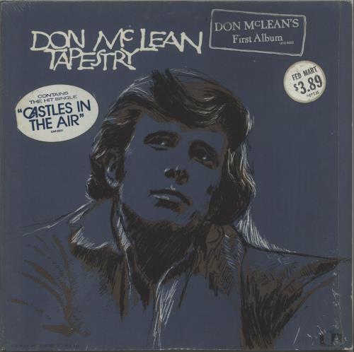 Don McLean Tapestry vinyl LP album (LP record) US DNMLPTA667093