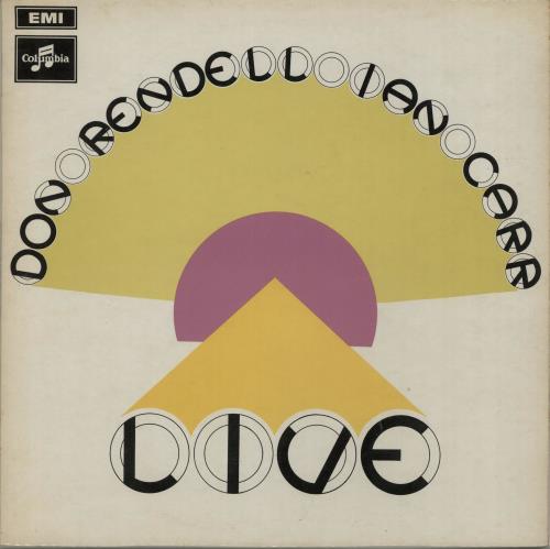 Don Rendell & Ian Carr Live - 1st vinyl LP album (LP record) UK DLKLPLI648138