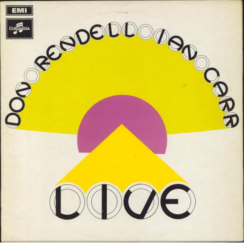 Don Rendell & Ian Carr Live - 2nd vinyl LP album (LP record) UK DLKLPLI795410
