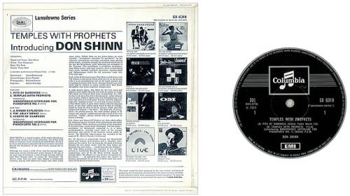 Don Shinn Temples With Prophets vinyl LP album (LP record) UK DN0LPTE451600