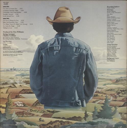 Don Williams Country Boy vinyl LP album (LP record) UK DWMLPCO504692