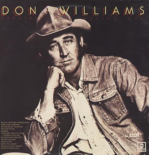 Don Williams Greatest Hits Volume 1 vinyl LP album (LP record) UK DWMLPGR314388
