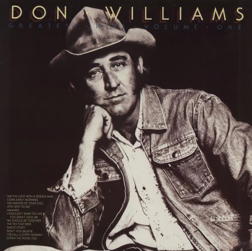 Don Williams Greatest Hits Volume One vinyl LP album (LP record) German DWMLPGR762633