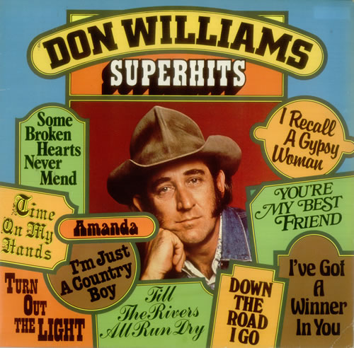 Don Williams Superhits vinyl LP album (LP record) Belgian DWMLPSU547250