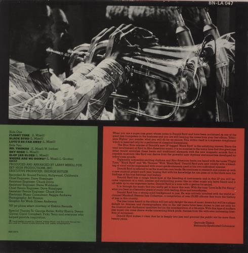 Donald Byrd Black Byrd vinyl LP album (LP record) UK DOBLPBL744565