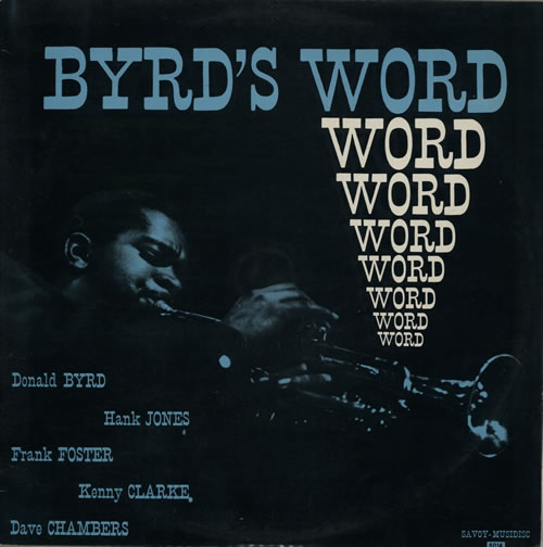 Donald Byrd Byrd's Word vinyl LP album (LP record) French DOBLPBY567540