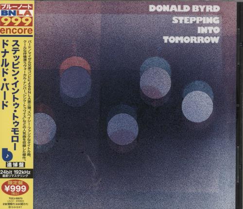 Donald Byrd Stepping Into Tomorrow CD album (CDLP) Japanese DOBCDST870217