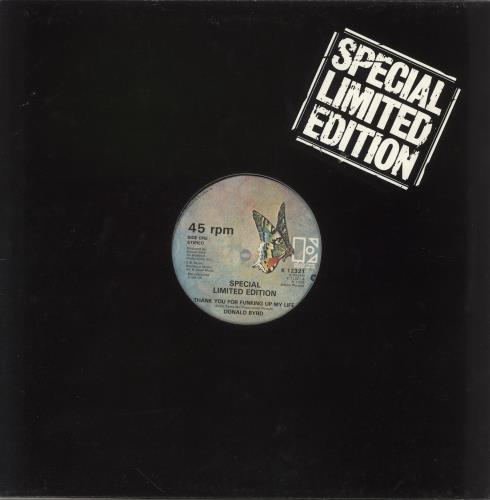 Donald Byrd Thank You For Funking Up My Life 12" vinyl single (12 inch record / Maxi-single) UK DOB12TH746517