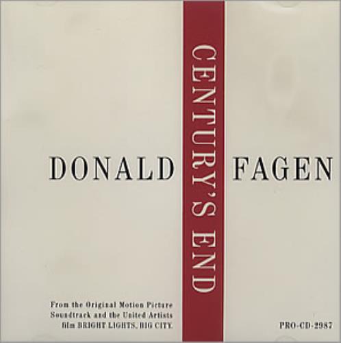 Donald Fagen Century's End CD single (CD5 / 5") US DLFC5CE154266