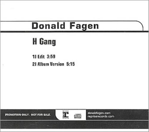 Donald Fagen H Gang CD single (CD5 / 5") US DLFC5HG354054