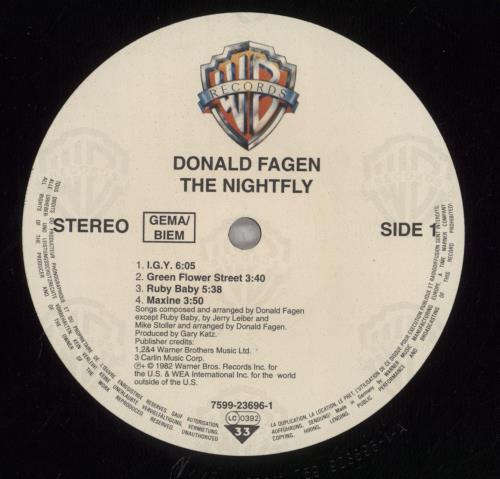 Donald Fagen The Nightfly - Numbered vinyl LP album (LP record) German DLFLPTH785109