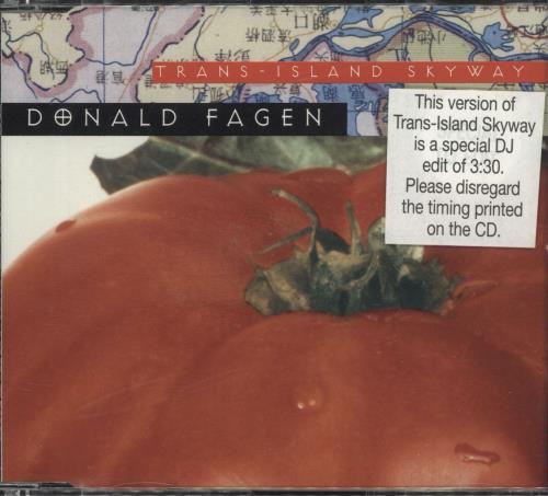 Donald Fagen Trans-island Skyway CD single (CD5 / 5") UK DLFC5TR52754
