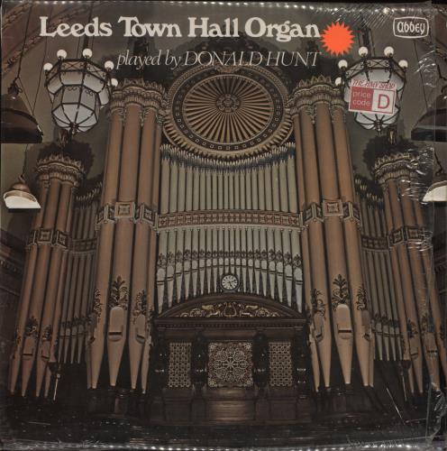 Donald Hunt Leeds Town Hall Organ vinyl LP album (LP record) UK 3VVLPLE771837