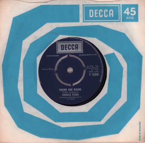 Donald Peers Round And Round 7" vinyl single (7 inch record / 45) UK DP207RO648069