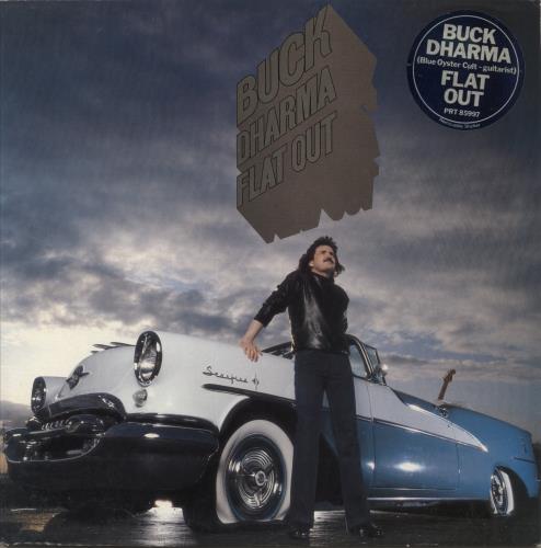 Donald Roeser Flat Out - Hype-Sticker vinyl LP album (LP record) UK QQ4LPFL869939