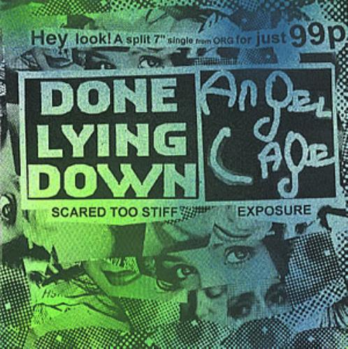 Done Lying Down Scared Too Stiff 7" vinyl single (7 inch record / 45) UK DDW07SC315751