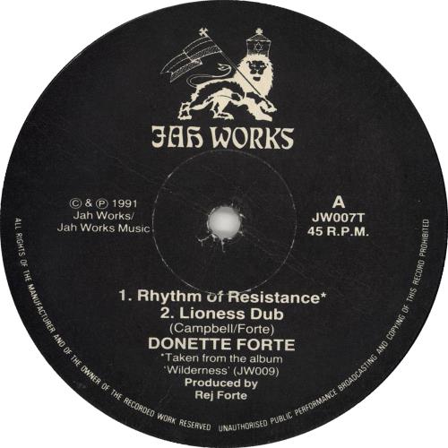 Donette Forte Rhythm Of Resistance 12" vinyl single (12 inch record / Maxi-single) UK Q8N12RH709404