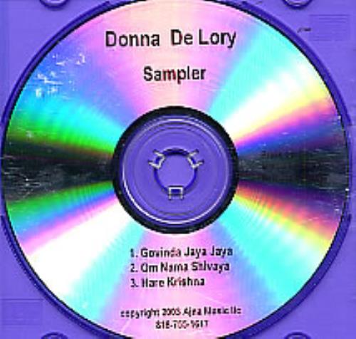 Donna DeLory Sampler CD-R acetate US DDLCRSA267530