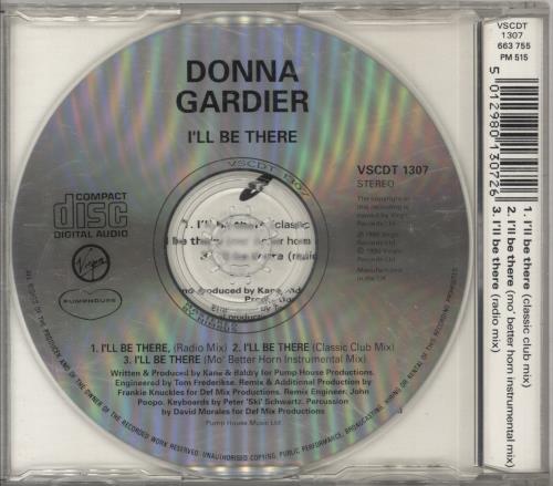 Donna Gardier I'll Be There CD single (CD5 / 5") UK D3PC5IL696799