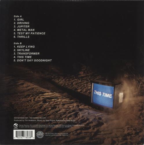 Donna Missal This Time vinyl LP album (LP record) US -OPLPTH882889