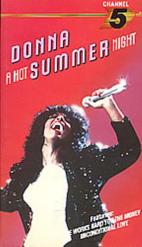 Donna Summer A Hot Summer Night video (VHS or PAL or NTSC) UK SUMVIAH107601