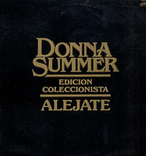 Donna Summer Alejate vinyl LP album (LP record) Argentinean SUMLPAL234540