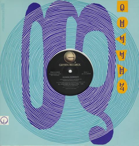 Donna Summer All Systems Go 12" vinyl single (12 inch record / Maxi-single) US SUM12AL66107