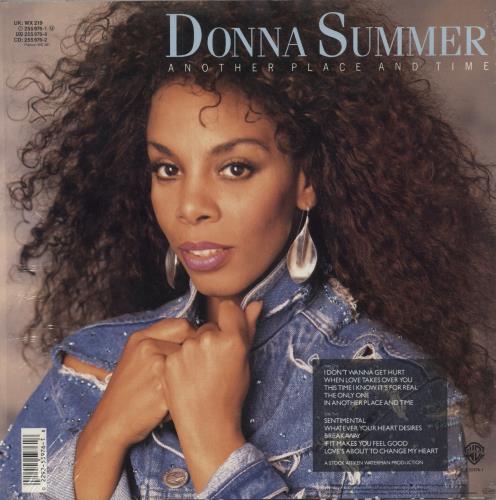 Donna Summer Another Place And Time - shrink vinyl LP album (LP record) UK SUMLPAN875015