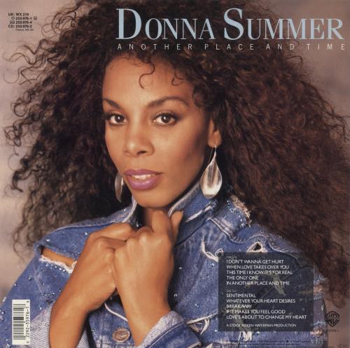 Donna Summer Another Place And Time vinyl LP album (LP record) UK SUMLPAN238241