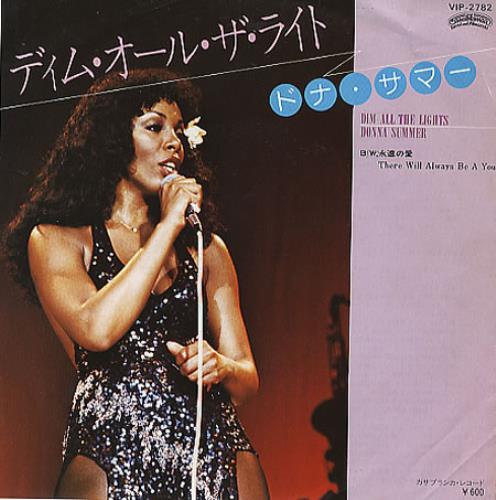 Donna Summer Dim All The Lights 7" vinyl single (7 inch record / 45) Japanese SUM07DI130899