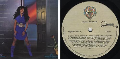 Donna Summer Donna Summer vinyl LP album (LP record) Colombian SUMLPDO237207