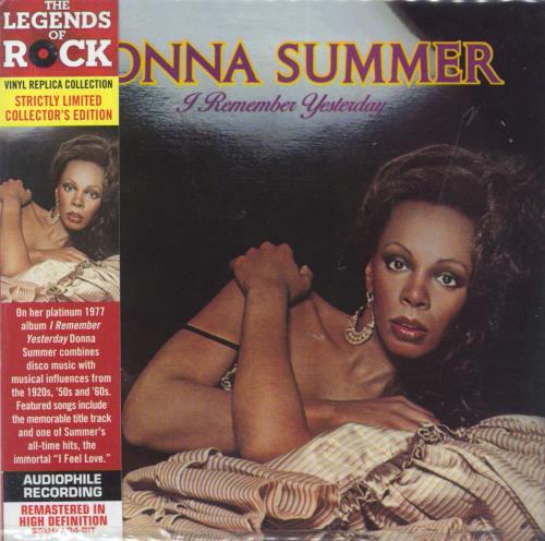 Donna Summer I Remember Yesterday + Obi CD album (CDLP) US SUMCDIR810962
