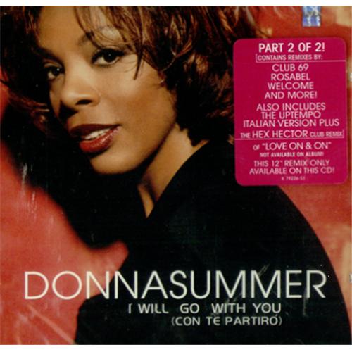 Donna Summer I Will Go With You - Part 2 CD single (CD5 / 5") US SUMC5IW424639