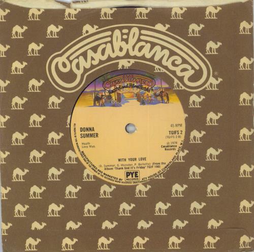 Donna Summer Last Dance 7" vinyl single (7 inch record / 45) UK SUM07LA565699