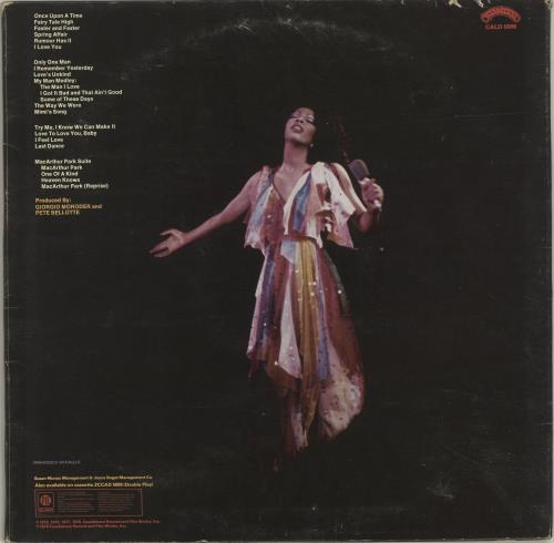 Donna Summer Live And More 2-LP vinyl record set (Double LP Album) UK SUM2LLI190234