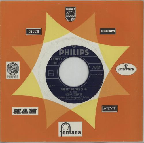 Donna Summer Mac Arthur Park 7" vinyl single (7 inch record / 45) Dutch SUM07MA656785