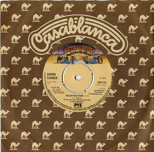 Donna Summer Macarthur Park - 4pr 7" vinyl single (7 inch record / 45) UK SUM07MA621570