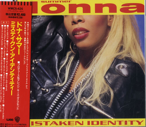 Donna Summer Mistaken Identity CD album (CDLP) Japanese SUMCDMI147421