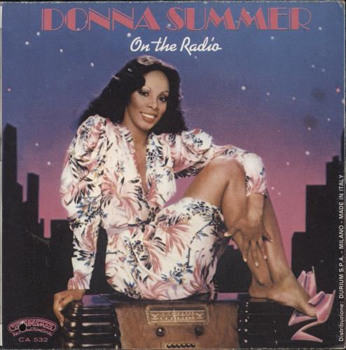 Donna Summer On The Radio 7" vinyl single (7 inch record / 45) Italian SUM07ON102323