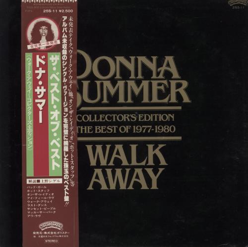 Donna Summer Walk Away vinyl LP album (LP record) Japanese SUMLPWA266988