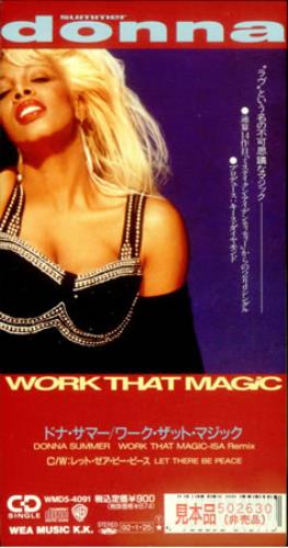 Donna Summer Work That Magic 3" CD single (CD3) Japanese SUMC3WO122117