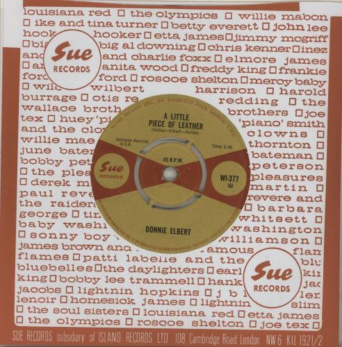 Donnie Elbert A Little Piece Of Leather - VG 7" vinyl single (7 inch record / 45) UK 2DE07AL683855